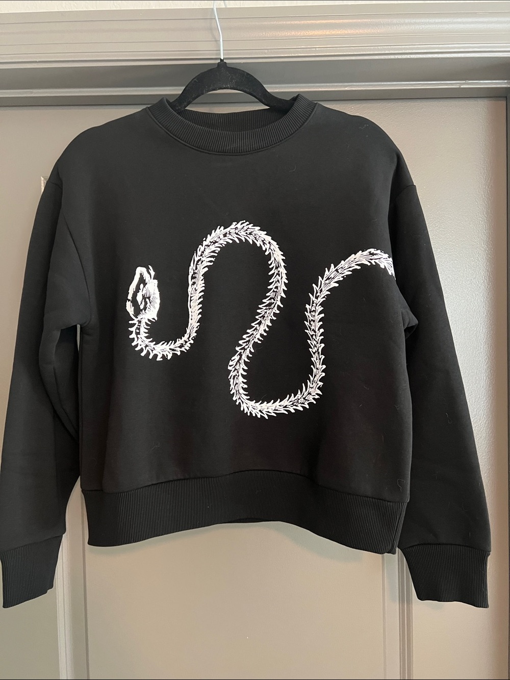 Title: Disturbia Naga Deadstock Snake Skeleton Sweatshirt - Goth Pullover - NWOT